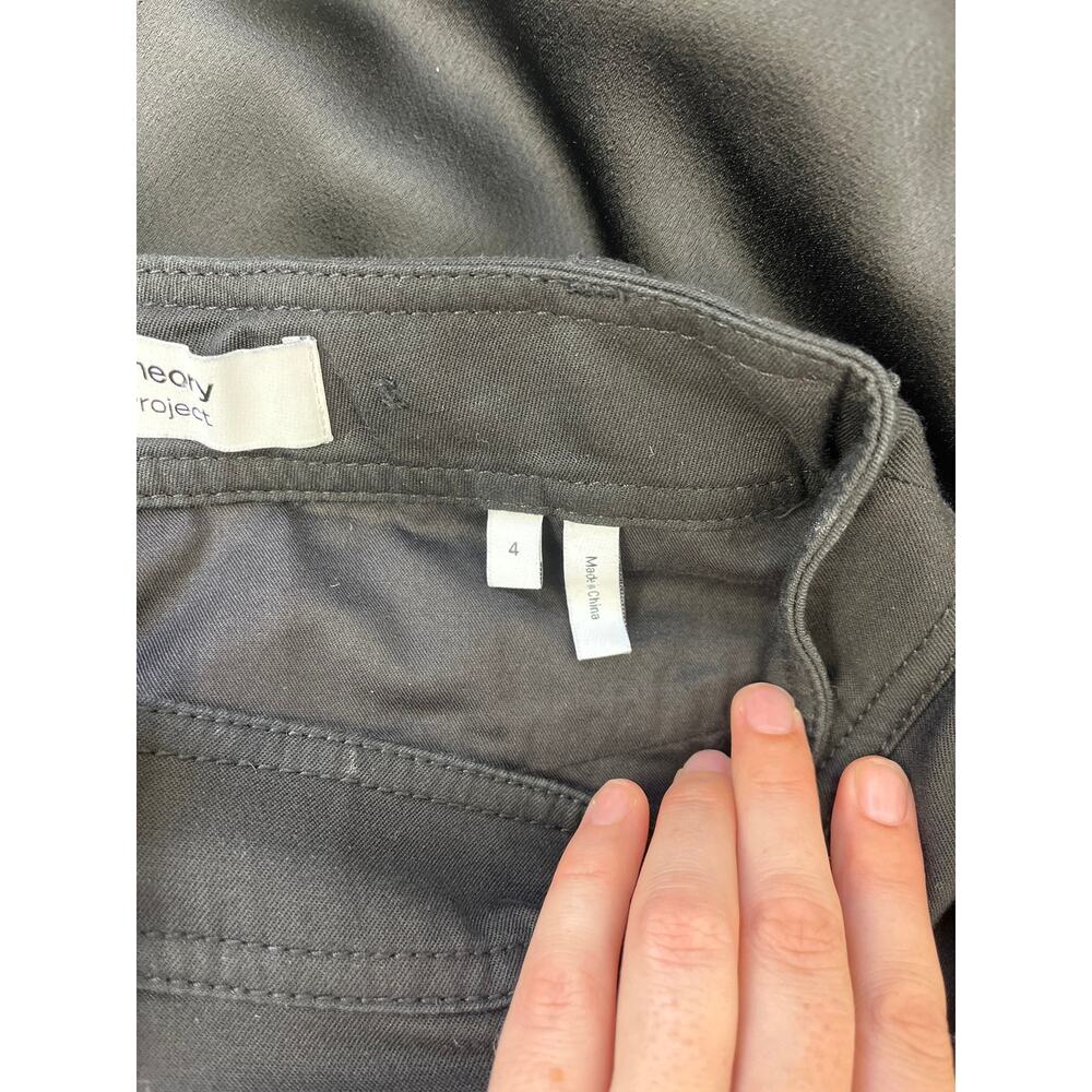 Theory Project Cotton Wool Twill Five-Pocket Relaxed Utility Barrel Pants Size 4 - Picture 11 of 16
